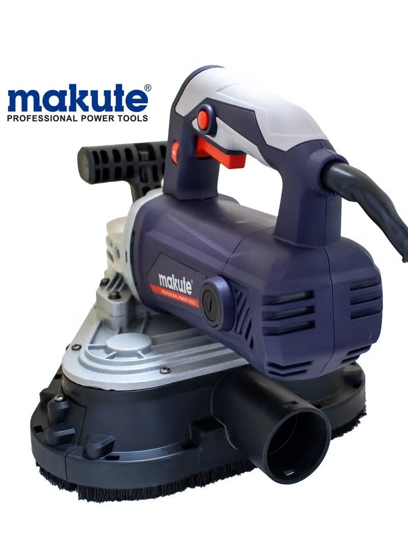 ماكيوت ماكينة صنفرة الأسطح ثلاثية الرؤوس Makute TG121-230 بقوة 2450 واط، قرص صنفرة 230 مم، سرعة قابلة للتعديل من 2500 إلى 4800 دورة في الدقيقة، أداة احترافية للجدران والأرضيات والجص - Image 5